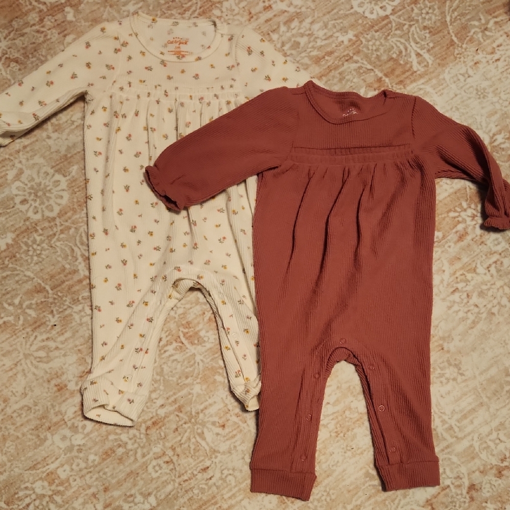 Cozy Kids One Piece Set - Cream and Brown